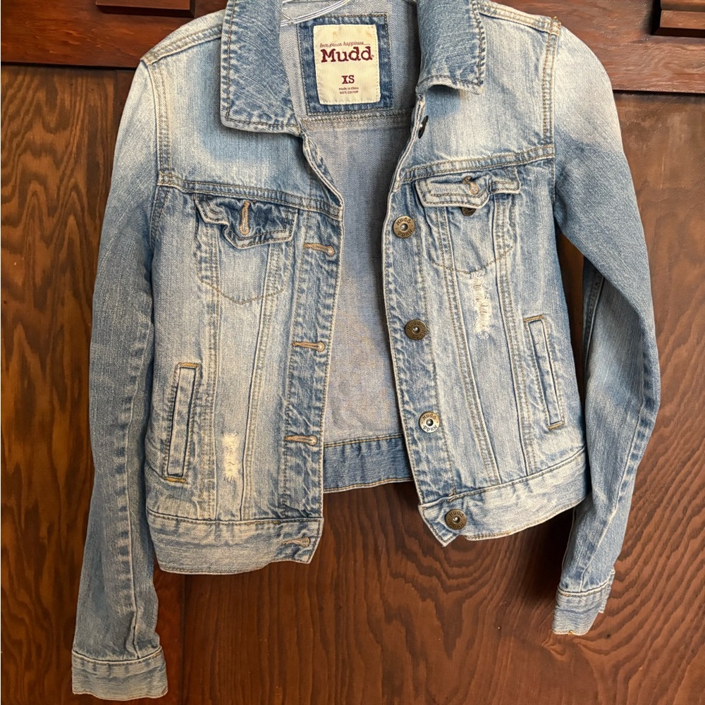 Mudd Denim Jacket in Light Blue